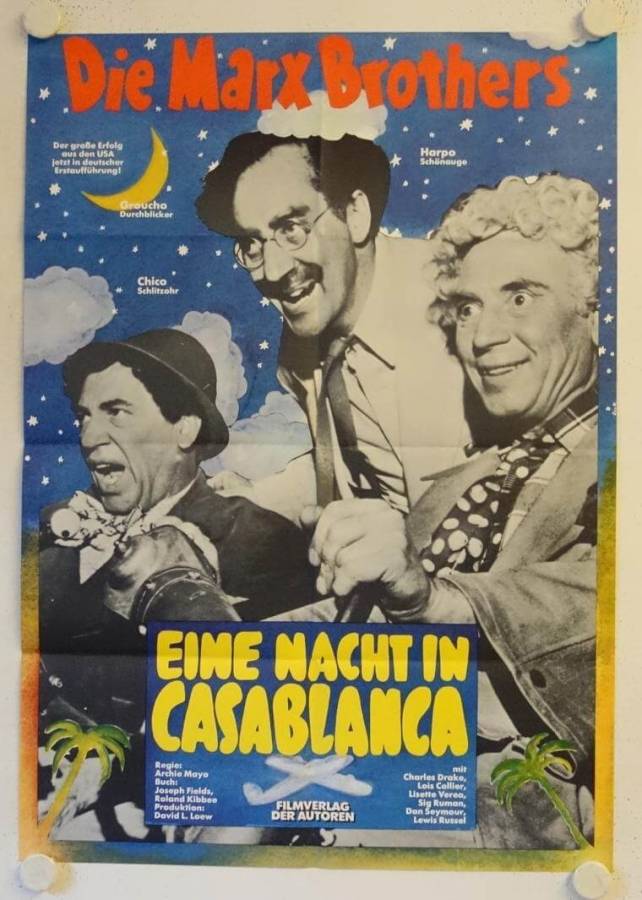 A Night in Casablanca re-release german movie poster